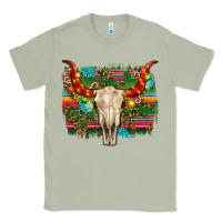 Matcha western christmas bull skull Classic Tee - RanaPortraitStore