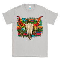 Moon Dust western christmas bull skull Classic Tee - RanaPortraitStore