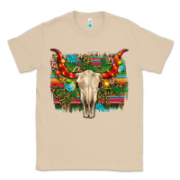 Mushroom western christmas bull skull Classic Tee - RanaPortraitStore