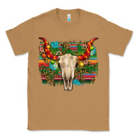 Toasted Coconut western christmas bull skull Classic Tee - RanaPortraitStore