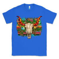 True Royal western christmas bull skull Classic Tee - RanaPortraitStore