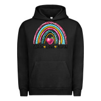 Pigment Black rainbow teach love inspire Urban Hoodie - NancyCooperArtShop
