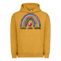 Pigment Peanut Butter rainbow teach love inspire Urban Hoodie - NancyCooperArtShop