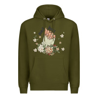 Army Green nail boss Premium Hoodie - MaliasSmallBusiness