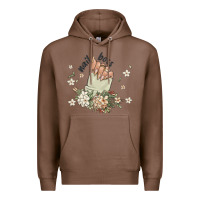 Chestnut nail boss Premium Hoodie - MaliasSmallBusiness