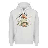 Dove Grey nail boss Premium Hoodie - MaliasSmallBusiness