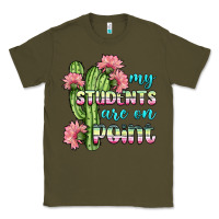 Army Green my students are on point Classic Tee - BundleAndBundleShop