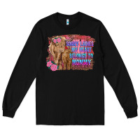 Black sorry ladies my heart belongs to mommy highland cow and calf Long Sleeve Tee - RanaPortraitStore