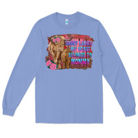 Colony Blue sorry ladies my heart belongs to mommy highland cow and calf Long Sleeve Tee - RanaPortraitStore