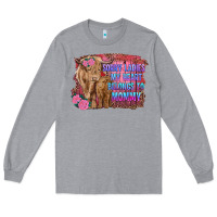 Heather Grey sorry ladies my heart belongs to mommy highland cow and calf Long Sleeve Tee - RanaPortraitStore