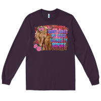 Plum sorry ladies my heart belongs to mommy highland cow and calf Long Sleeve Tee - RanaPortraitStore