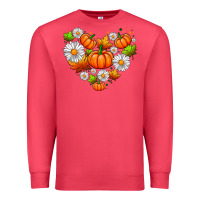 Cardinal pumpkin and daisies Premium Sweatshirt - AdoDesignShop