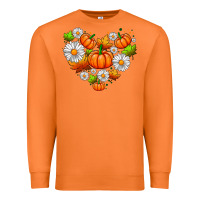 Carrot pumpkin and daisies Premium Sweatshirt - AdoDesignShop