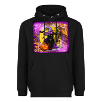 Black witchy cat tumbler Heavyweight Hoodie - BundleAndBundleShop