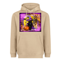 Mushroom witchy cat tumbler Heavyweight Hoodie - BundleAndBundleShop