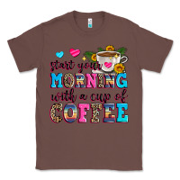 Chestnut start your morning with a cup of coffee Classic Tee - Zillion Design Studio