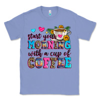 Colony Blue start your morning with a cup of coffee Classic Tee - Zillion Design Studio