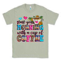 Matcha start your morning with a cup of coffee Classic Tee - Zillion Design Studio