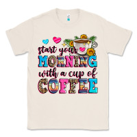 Natural start your morning with a cup of coffee Classic Tee - Zillion Design Studio