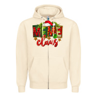 Sandshell Christmas meme claus Zipper Hoodie - FaDigitalArtStudio