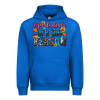 Cobalt my students are the reason Urban Hoodie - NancyCooperArtShop
