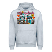 Heather Grey my students are the reason Urban Hoodie - NancyCooperArtShop