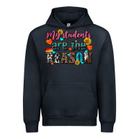 Navy my students are the reason Urban Hoodie - NancyCooperArtShop
