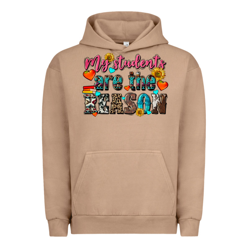 My Students Are The Reason Urban Hoodie by NancyCooperArtShop | Teevron