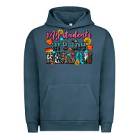 Pigment Midnight Navy my students are the reason Urban Hoodie - NancyCooperArtShop