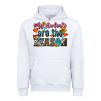 White my students are the reason Urban Hoodie - NancyCooperArtShop