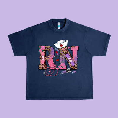 Valentines Day Rn Registered Nurse Urban Heavy Tee Designed By Ranaportraitstore