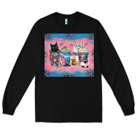 Black cat coffee cups Long Sleeve Tee - Zillion Design Studio