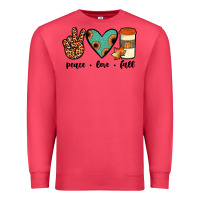 Cardinal peace love fall Premium Sweatshirt - JahusDesignShop