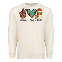 Sandshell peace love fall Premium Sweatshirt - JahusDesignShop