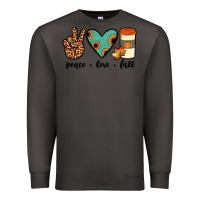 Smoke peace love fall Premium Sweatshirt - JahusDesignShop