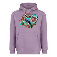 Lavender race sunflower patches Heavyweight Hoodie - AdoDesignShop