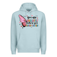 Blue Mist you sre exactly where you need to be Premium Hoodie - MaliasSmallBusiness