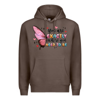 Coffee you sre exactly where you need to be Premium Hoodie - MaliasSmallBusiness