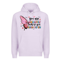 Lilac you sre exactly where you need to be Premium Hoodie - MaliasSmallBusiness