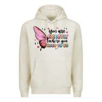 Oatmeal Heather you sre exactly where you need to be Premium Hoodie - MaliasSmallBusiness