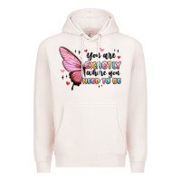 Pale Pink you sre exactly where you need to be Premium Hoodie - MaliasSmallBusiness