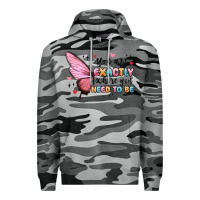 Slate Camo you sre exactly where you need to be Premium Hoodie - MaliasSmallBusiness