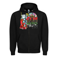 Black sweet summer time Zipper Hoodie - SublimationCraftShop