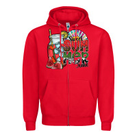 Red sweet summer time Zipper Hoodie - SublimationCraftShop