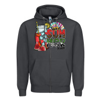 Smoke sweet summer time Zipper Hoodie - SublimationCraftShop