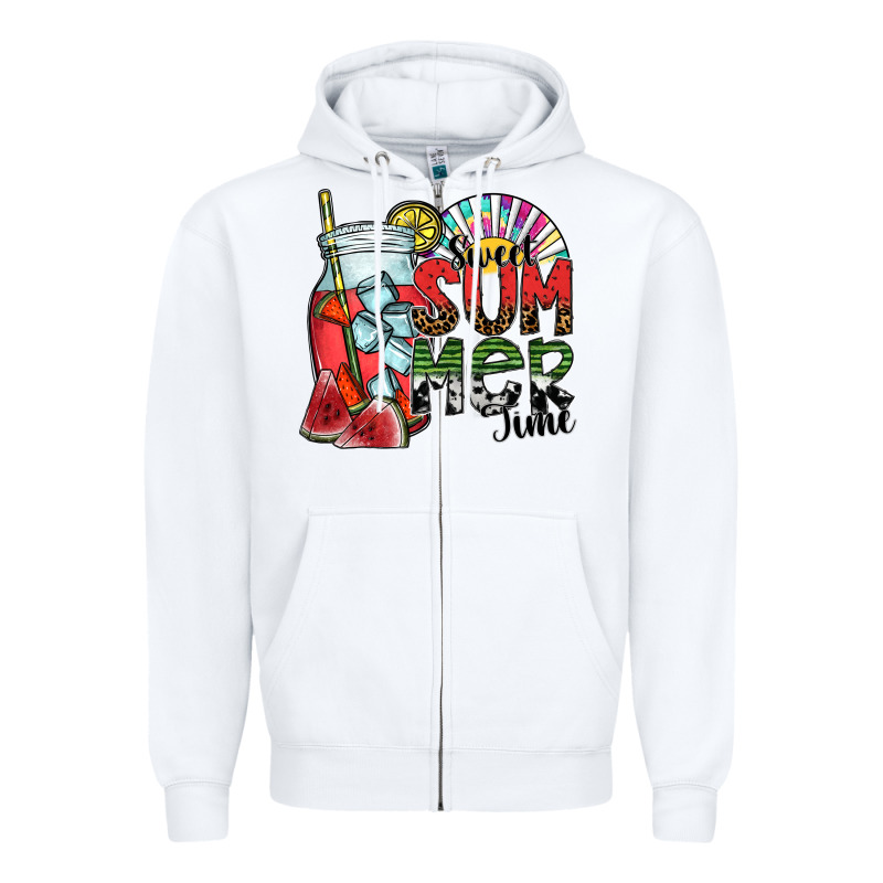Sweet Summer Time Zipper Hoodie by SublimationCraftShop | Teevron