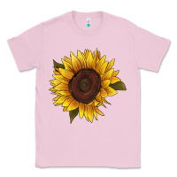 Bubblegum Pink sunflower Classic Tee - RanaPortraitStore