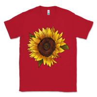 Red sunflower Classic Tee - RanaPortraitStore