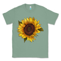 Sage sunflower Classic Tee - RanaPortraitStore