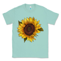 Seafoam sunflower Classic Tee - RanaPortraitStore
